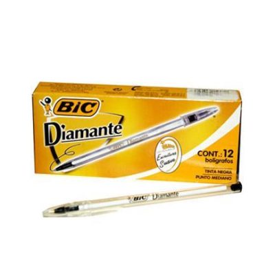 BOLIGRAFO DIAMANTE MEDIO NEGRO