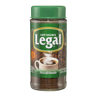 CAFE LEGAL DESCAFEINADO 180GR