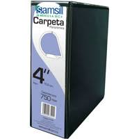 CARPETA NEGRA CTA "D" 4" SAM