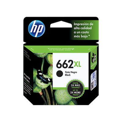 CARTUCHO DE TINTA NEGRA 662XL (CZ105AL)