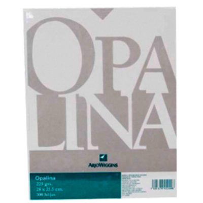 CARTULINA OPALINA CTA BCO 225GR C/100 GUA