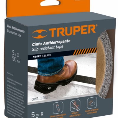 CINTA ANTIDERRAPANTE NEGRA 25CMX5MTS