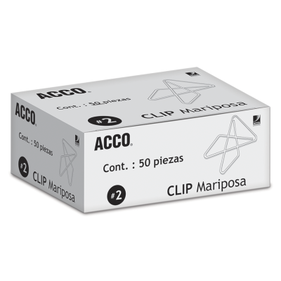 CLIP MARIPOSA #2 C/50
