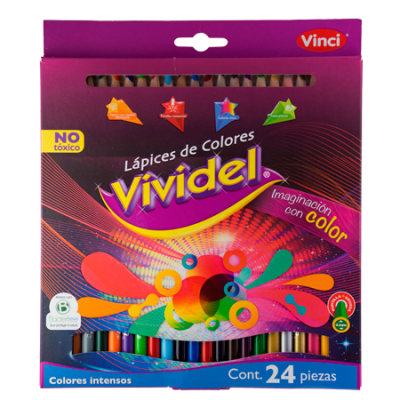 ESTUCHE DE LAPICES DE COLORES C/24