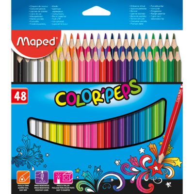 ESTUCHE DE LAPICES DE COLORES C/48 PEPS