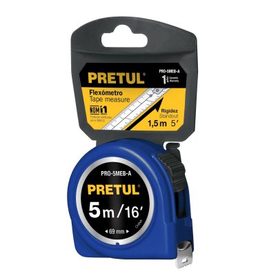 FLEXOMETRO 5M PRETUL